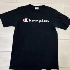Champion チャンピオン ロゴ Tシャツ ブラック　バータグのサムネイル