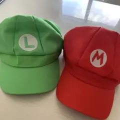 アメリカusjマリオ とルイージ　キャップ player1 新品未使用 赤色 アメリカusjマリオ とルイージ キャップ player1 新品未使用