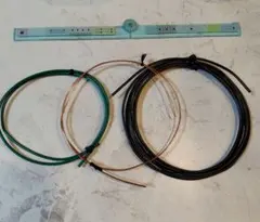 電線 ケーブルセット IV 1.6mm 緑 黒 銅線 電設資材