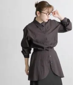 ウエストマークチェックシャツ　KBF FREEサイズ