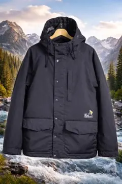 go slow caravan 90s風 中綿ジャケット フード 黒 4