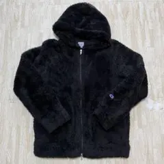 Champion レディース　ボア フリース アウター　ブラック　L もこもこ