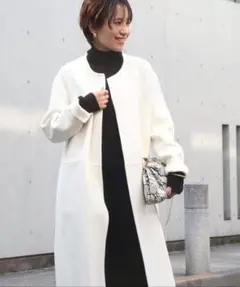 2025年最新】victorianリバーロングノーカラーコートの人気