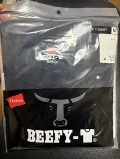 半袖Mサイズ黒色　ビーフィー Tシャツ BEEFY ブラック 綿　ヘインズ