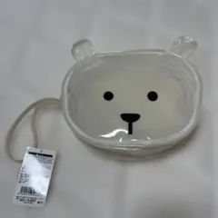 新品タグ付き　キャロウェイ　ベア　ポーチ　白　ビニール　乳白色　3300円
