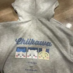 美品　ChiiKawa Hachiware ジップアップパーカー グレー