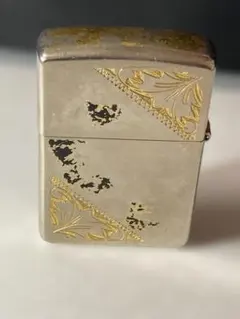 ZIPPO 菊紋 菊の紋章 ベネチアン アラベスク 唐草模様 04年製 火花有 