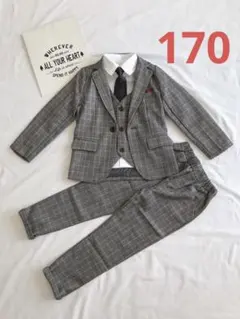 170cm キッズ スーツ 七五三 入学式 卒業式 5点セット【103】