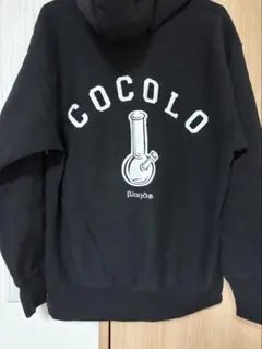 COCOLO ブラック パーカー Mサイズ