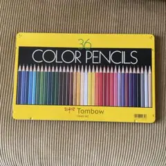 Tombow 36色水彩色鉛筆セット缶入り