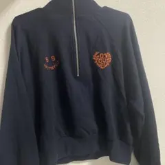 ハーフジップパーカー パーカー