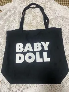 BABY DOLL キャンパストートバッグ 黒