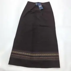 1 エムエックス　レディース　L　タイトロングスカート　新品　ウール