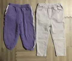 petit main &Re. 100cm 秋冬用　ズボン　2点セット