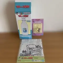 トムとジェリー　一番くじ　C賞 ミルクピッチャー　Ｆ賞　フィギュアチャーム　巾着
