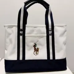【美品】ラルフローレン Polo Ralph Lauren ラウンドバッグのサムネイル