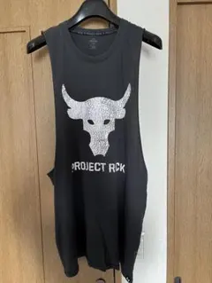 アンダーアーマー UAプロジェクトロック スリーブレスシャツ黒2XL