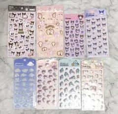 サンリオ シール ステッカー 日本限定 あり ぷくっとシール 箔押し