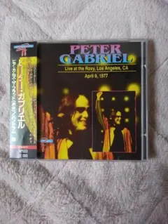 peter gabriel live at Roxy1977ピーター・ガブリエル