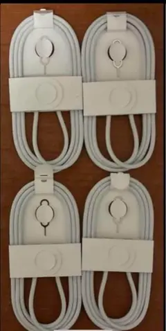 新品 未使用品　Apple純正品　編み込み式USB-C充電ケーブル1m4本