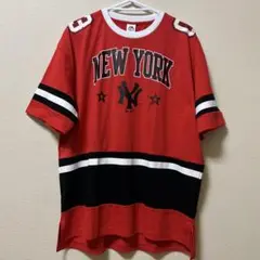 新品　Ｌ　NYヤンキース　半袖tシャツ　オーバーサイズゆったり　マジェスティック