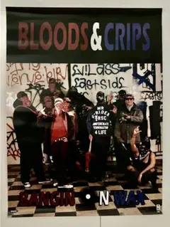 Bloods & Crips / Bangin on Wax ポスター