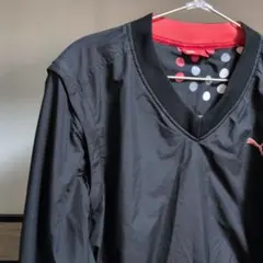 【プーマ】ゴルフウェア　XLサイズナイロン2wayブラックピンク