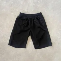 《150cm》速乾 ハーフパンツ ブラック
