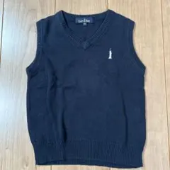 EAST BOY ネイビー Vネック ベスト 100