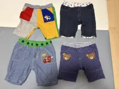 ミキハウス ダブルB パンツ 6点セット　80サイズ　まとめ売り