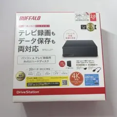 正常判定】BUFFALO 外付けHDD 8TB (使用時間少・元箱あり) - メルカリ