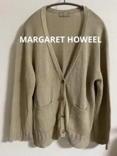 ＊マーガレットハウエル リネンコットン カーディガン 中古・古着通販】MARGARET HOWELL (マーガレットハウエル) リネン