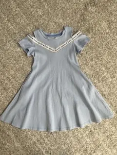 ケイトスペード オフショル ワンピース　水色 半袖　140