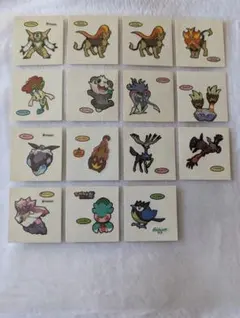 ⑭ポケモンパン デコキャラシール まとめ売り ▼カロス地方中心
