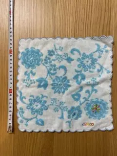KENZO 花柄タオルハンカチ 約25cm