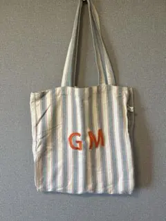 good morning ストライプ トートバッグ
