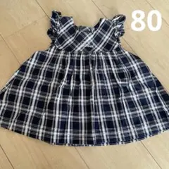 STORK ベビー ワンピース チェック 80cmのサムネイル