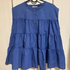 テチチ　ティアードノースリーブシャツ