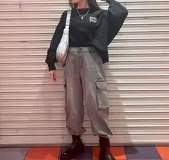 【最終】裏起毛デニムカーゴパンツMレピピ