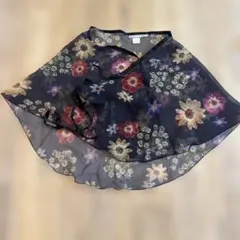 stina スティナ グレー花柄バレエスカート - メルカリ