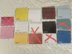 TWICE オンラインくじ 招待状風フォトカード 9種26枚