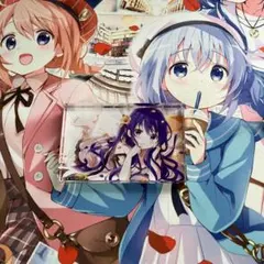 ごちうさ　リゼ　アクリルスタンド　4点セット ご注文はうさぎですか リゼ アクリルプレート アクリルスタンド