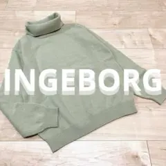 INGEBORG ピンクハウス タートルネック ラム ウール セーター日本製