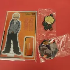 くら寿司　3点セット　爆豪勝己　ヒロアカアクスタ　ヒロアカラバーキーホルダー