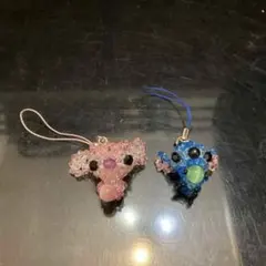 ディズニー　ビーズストラップ