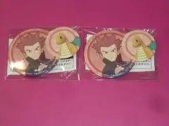 ワタル＆カイリュウ　缶バッジ　２個セット　ポケモン＆トレーナー缶バッジ