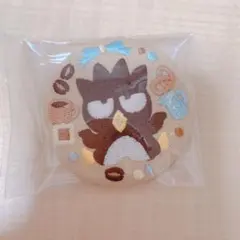 サンリオビスケット刺繍缶バッチ3 バッドばつ丸