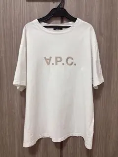 BEAMS LIGHTS x A.P.C.　ロゴ刺繍 Tシャツ