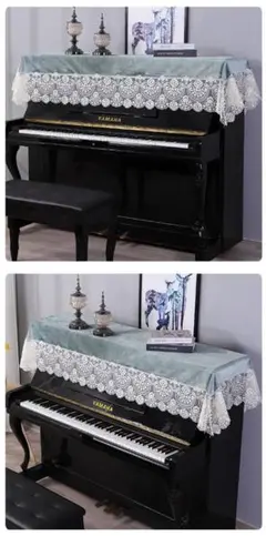 ピアノトップカバー アップライト ピアノカバー シンプル 220cm