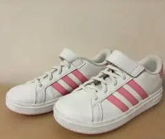 adidas スニーカー ホワイト ピンク 20cmのサムネイル